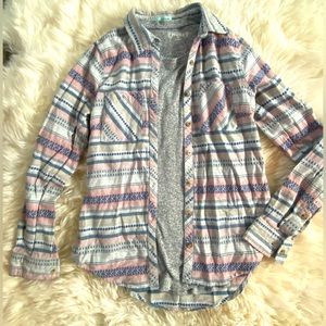 Women’s Maurice’s flannel AND Mudd shirt
